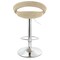 Elama 2 Piece Adjustable Rattan Barstool in Tan with Chrome Base ELM-905-TAN - alternate 5