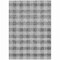 Homeroots 3' X 5' Gray And Charcoal Plaid Washable Indoor Outdoor Area Rug 595481 - alternate 7