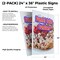 Signmission Funnel Cake Sundaes, Plastic Signs Only 24 Inch x 36 Inch, Corrugated Plastic, 2PK CSB-2436-2PACK-Funnel Cake Sundaes - alternate 2