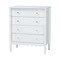 Baxton Studio Hoffman Scalloped Bedroom Set with Chest, White, King 272-14815-14816-14817-14819-ZORO - alternate 5
