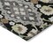 Homeroots 5' X 8' Black Gray And Brown Oriental Washable Indoor Outdoor Area Rug 597663 - alternate 4
