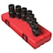 Sunex 1/2 in Drive Metric 6 Point Standard Universal 7-Piece Impact Socket Set 2655 - alternate 1