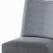 Homeroots Set of Two 25" Gray and Espresso Fabric and Solid Wood Counter Height Bar Chairs, 2PK 573444 - alternate 4