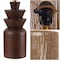 Jonathan Y Anderson 22" Bohemian Coastal Tiered Totem Resin w/Hand-Woven Paper Rope Drum Shade LED Table L, 2PK JYL5510B-SET2 - alternate 6