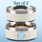 Petmaker Set of 2 Stainless Steel Slow Feeder Dog Bowls 30oz Double Wall Insulated Food & Water Bowls PET6429 - alternate 6
