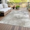 Homeroots 5' X 8' Beige Tan And Gray Abstract Washable Indoor Outdoor Area Rug 577752 - alternate 5