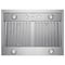 Victory 48-Inch 1200 CFM Wall Mount Range Hood in Stainless Steel, Baffle Filters, Dimmable LED Lights Twister-MAX-48 - alternate 3