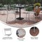 Flash Furniture Silver All-Weather Armless Steel Dining Chair, 2PK 2-XU-CH-10318-SIL-GG - alternate 9
