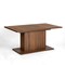 Homeroots 63" Brown Wood Self-Storing Leaf Pedestal Base Extendable Dining Table 568201 - alternate 5