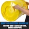 Magnum Tool Yellow 55 Gallon Trash Can Set (Trash Can, Quiet Dolly, and Reinforced Lid) (4 Set) CMTC-CLD0-55Y04 - alternate 3