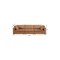 Homeroots 122" Chestnut Top Grain Leather Reclining Solid Wood Sofa 720407 - alternate 6