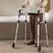 Vevor Folding Walker Aluminum Mobility Walker Aid with Adjustable Height & Wheel FBL825309 - alternate 4