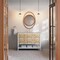 James Martin Vanities Olena 48" Sgl Vanity, Light Mappa Burl and Polished White, w/3 CM Tajnar Eclos Top w/FreePower Wirele D804-V48-LMB-FTJR - alternate 5