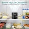 Serenelife Fridge Deodorizer & Odor Eliminator, Multi-Use Refrigerator Deodorizer Aluminum Pod for Freezer SLDEOR10BK - alternate 2