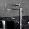Kingston Brass Deck Mount Pot Filler Faucet with Knurled Handle, Polished Chrome KS4701RKZ - alternate 3