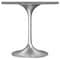 Leisuremod Square 27.55 in W, 29.34 in L, Resin/Stainless Steel, White VT20BS-S27WMR - alternate 2