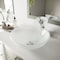Vigo Giovanni Frosted White Glass 17 in. L x 17 in. W x 6 in. H Round Vessel Bathroom Sink VG07043 - alternate 5