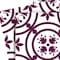 Homeroots 4" X 4" Merlot Lisa Removable Peel And Stick Tiles 400390 - alternate 3