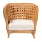 Bali & Pari Daiwa Bohemian Light Honey Ratan Accent Chair 250-13692-ZORO - alternate 9