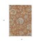 Homeroots 8' X 10' Orange Copper And Gray Floral Washable Indoor Outdoor Area Rug 589497 - alternate 5