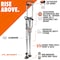 Surpro Double-Sided Drywall Stilts, Aluminum Base, 38 in - 52 in Height, QuadLock Contractor-Grade Stilts S2X-A-3852 - alternate 4