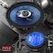Pyle Pyle 5 in x 7 in Car Sound Speaker (Pair) - Blue Poly Cone, 3-Way 300W, 4 Ohm, 1" ASV Voice Coil PL573BL - alternate 2
