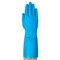 Ansell Chemical Resistant Gloves, Nitrile, Full, Gauntlet, Blue, 7, 1 PR 58-010 - alternate 2