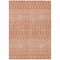 Homeroots 5' X 8' Salmon Gold And Ivory Tribal Washable Indoor Outdoor Area Rug 582639 - alternate 4