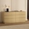 Manhattan Comfort Ardea 72in Dresser in Natural Oak (6-Drawer) DR1674-1 - alternate 1