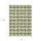 Homeroots 8' X 10' Green And Light Green Plaid Washable Indoor Outdoor Area Rug 595478 - alternate 5