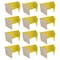 Flipside 12 x 48 Study Carrel Yellow Corrugated Pack of 12 60053-12 - alternate 4