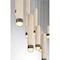 Euf Cambre, Chandelier , 10-Light, 50", Antique Brass, Travertine 50129-027 - alternate 3