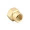 Gilmour Hose Connector, 1/2 x 3/4 in, FNPT x FNH, Brass 800574-1002 - alternate 1
