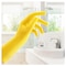 O-Cedar Playtex HandSaver Reusable Gloves, L, Latex/Neoprene/Nitrile, Yellow 163673 - alternate 3