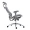 Homeroots Gray and Silver Adjustable Height Swivel Rolling Office Chair 638372 - alternate 1