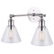 Canarm Vanity Lightng, 2 Lght, 100W, 17x10.25x9.5", Height: 10-1/4" IVL628A02BN - alternate 1