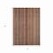 Homeroots 3' X 5' Rust Taupe And Gray Striped Washable Indoor Outdoor Area Rug 616382 - alternate 5