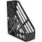 Deflecto AntiMicrobial Jumbo Magazine File, Black, Polystyrene 63907 - alternate 2