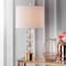 Jonathan Y Ashley 25.25" Crystal LED Table Lamp, Clear/Brass JYL5017A - alternate 8