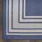 Homeroots 5' X 7' Denim Blue And Ivory Geometric Indoor Outdoor Area Rug 572767 - alternate 8