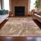 Homeroots 8' X 10' Copper And Ivory Abstract Washable Indoor Outdoor Area Rug 631338 - alternate 5