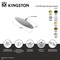 Kingston Brass 7" Round Raindrop ABS Shower Head, Brushed Brass KX677 - alternate 2