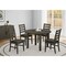 Monarch Specialties Dining Table, 48-in. Round, Veneer Top, Dining Room, Kitchen, Grey Veneer, Transitional I 1348 - alternate 3