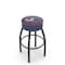 Holland Bar Stool Co 30" Columbus Blue Jackets Cushion Seat, Blk Wrnkl Base Swivel Bar Stool L8B130ColBlu - alternate 1