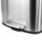 Elama 2 pc 8Gal 30L Rectangular Stainless Steel Twin Step Trash Bins with Slow Close in Matte Silver EL-H8-30-30L - alternate 6