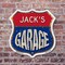 Signmission Jack's Garage, 6 Inch X 6 Inch, Plastic Sign SHI-P-6-383-JACK - alternate 4
