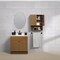 Zenith Zenna Home Oak 23'' W x 8-1/4'' D x 28'' H Wall Bath Cabinet R2328KKA - alternate 1