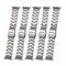 Elegani Oyster-Style Stainless Steel Replacement Band Compatible with Apple Watch 42mm, Silver SD3L-SLV-42mm - alternate 4