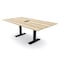 Skutchi Designs 6ft Rectangular Conference Table With Power | Harmony Series | 6 Person Meeting Room Table HAR-REC-48x72-T.BK-K525-EBLK - alternate 1