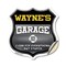 Signmission Wayne's Garage I Can Fix Everything But Stupid, 18 Inch X 18 Inch, Vinyl Decal SHI-D-18-490-WAYNE - alternate 1